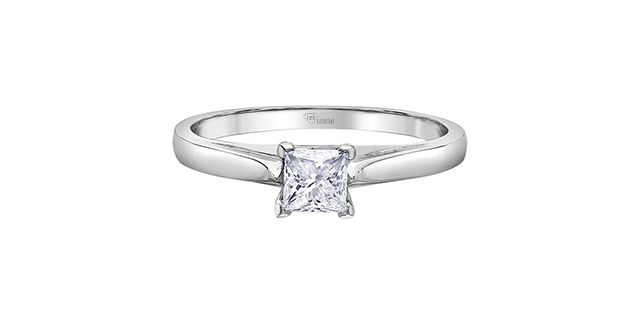 I Am Canadian 14KW .51TW Diamond Engagement Ring R10125