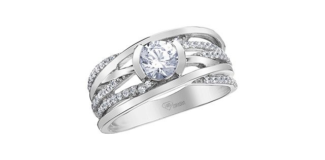 I Am Canadian 14KW .75TW Diamond Ring RLFMR1034