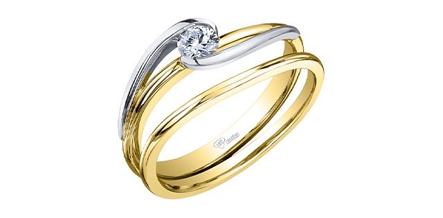 I Am Canadian 14KYW .24TW Diamond Engagement Ring R1891