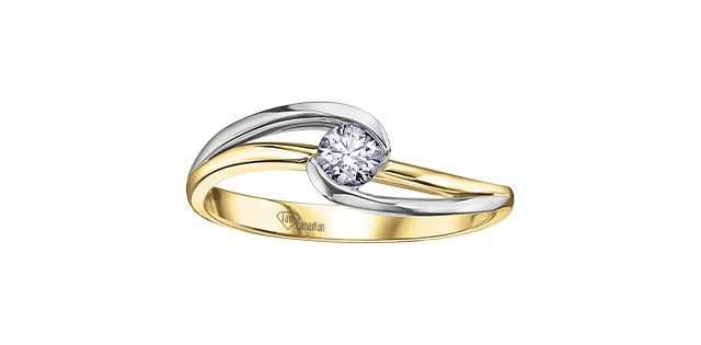 I Am Canadian 14KYW .24TW Diamond Engagement Ring R1891