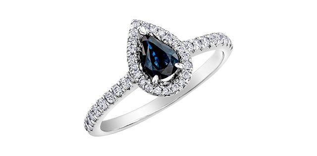 Corona Sapphire &amp; Diamond 10KW .20TW Ring R30672