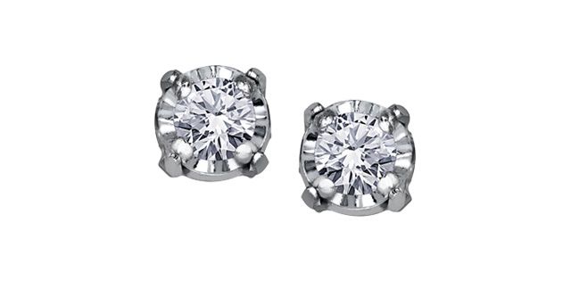 Forever Diamond 10KW .04TW Earrings ELU27169