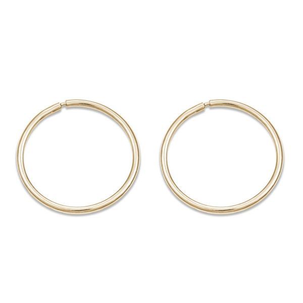 Tecimer 10KY 16mm Sleeper Earrings N5018