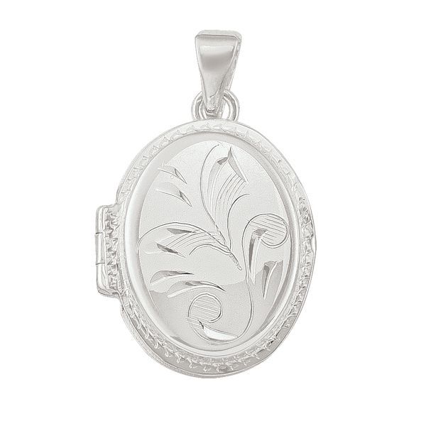 Tecimer Sterling Silver Oval Locket N7514