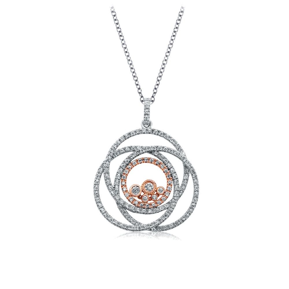 Flica Diamond 18KW 1.20TW Necklace BP4283M