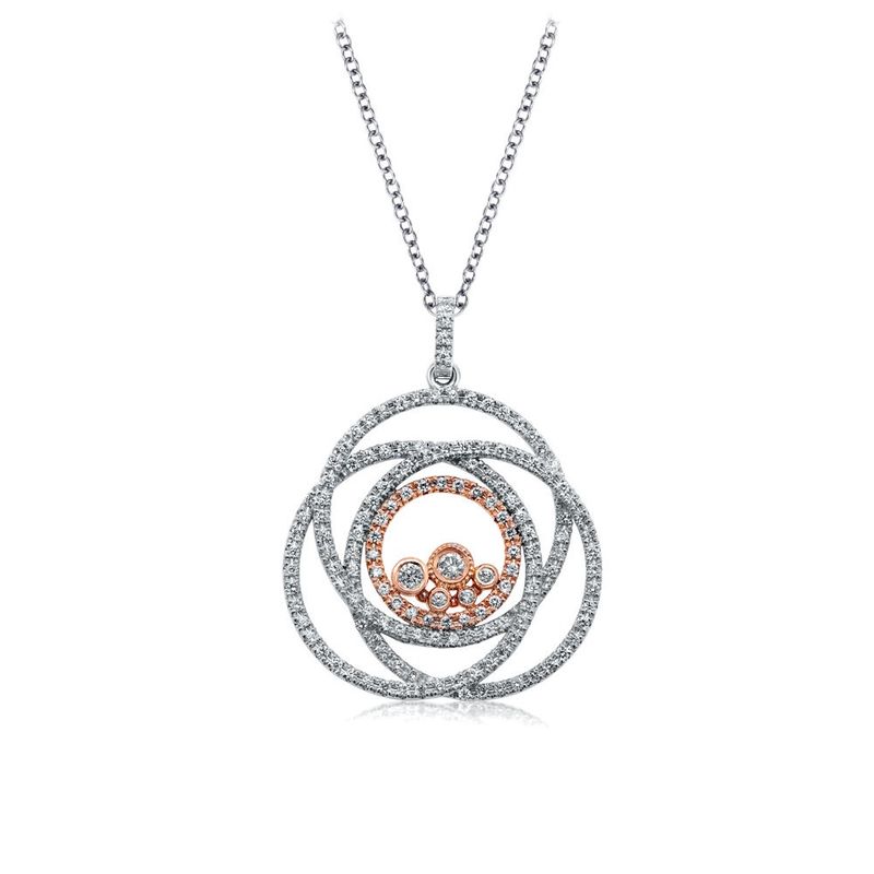 Flica Diamond 18KW 1.20TW Necklace BP4283M