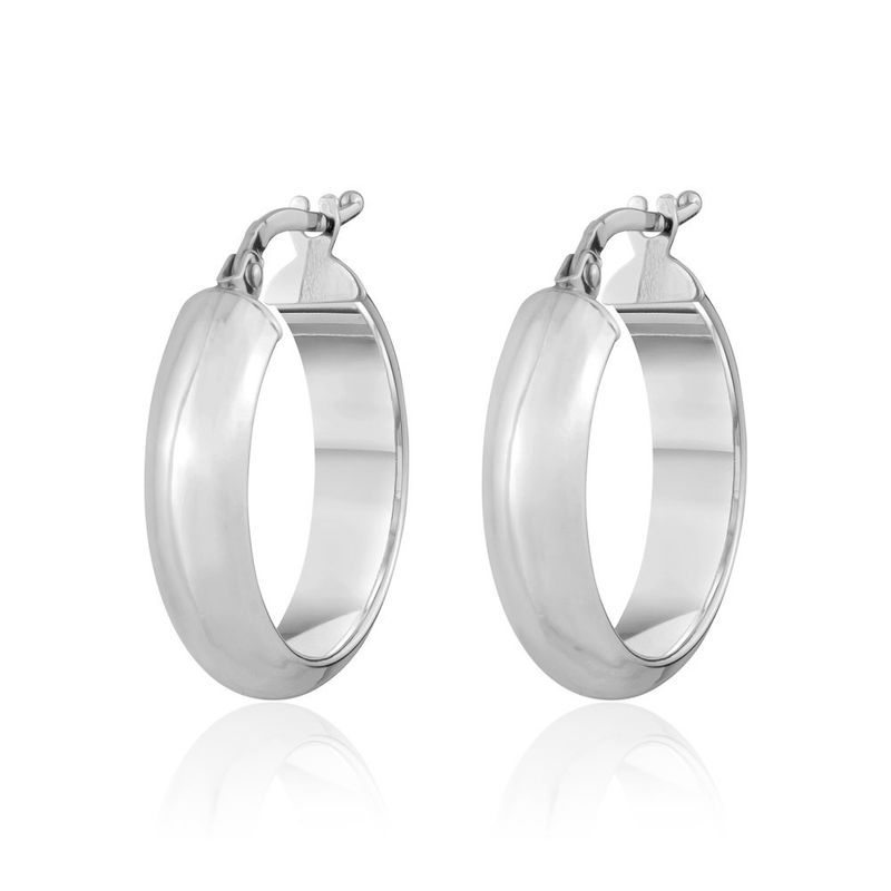 Flica 14KW Hoop Earrings 15mm ETMS-15