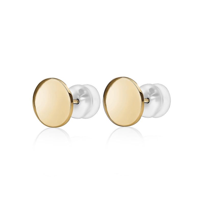 Flica 10KY Circle Earrings ORP3671