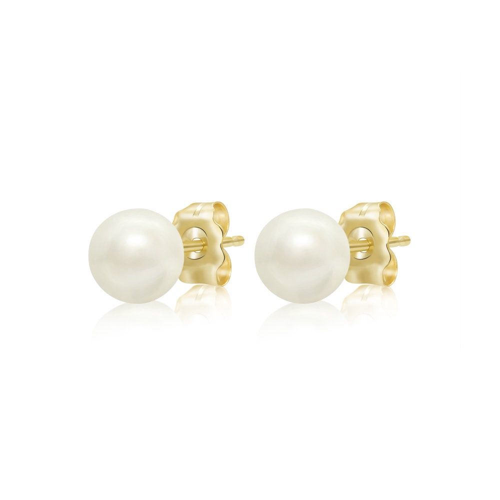 Flica Fresh Water Pearl 14KY Stud Earrings 5-5.5mm P11810
