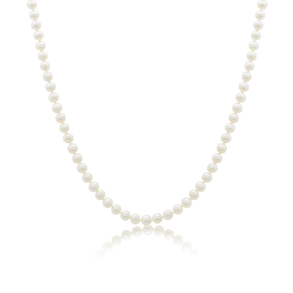 Flica Pearl 14KY Necklace 18" 7-7.5mm P2861