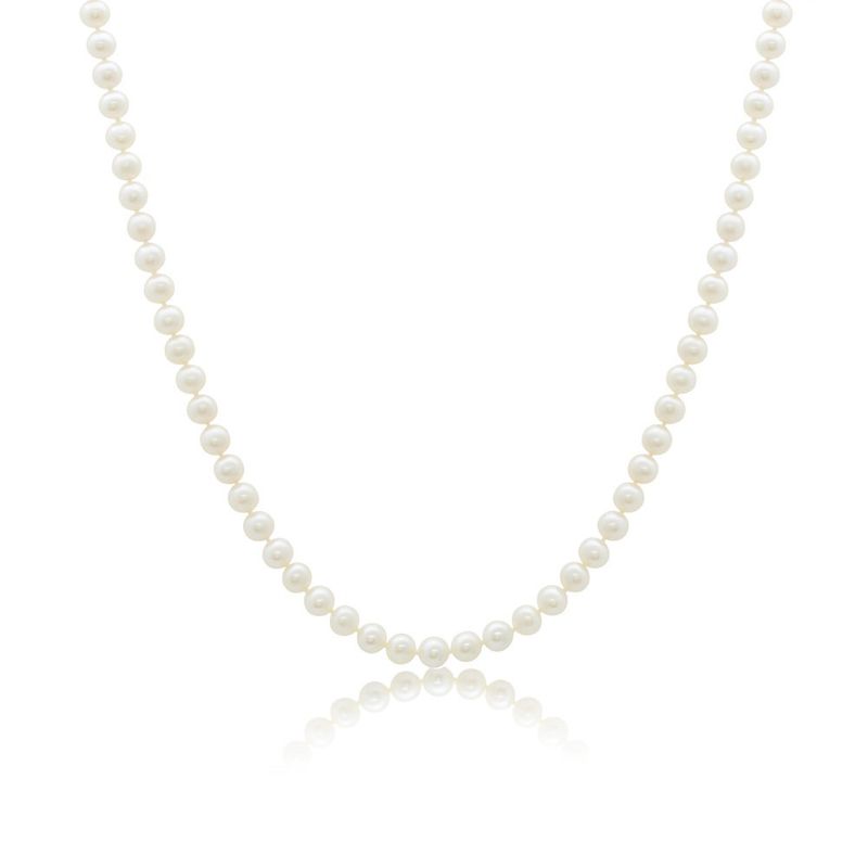 Flica Pearl 14KY Necklace 18" 7-7.5mm P2861