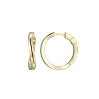 ELLE Sterling Gold Plated Luna Earrings 32LCQHA027