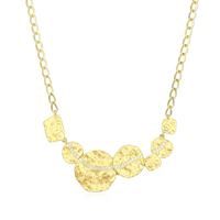 ELLE Sterling Gold Plated Galaxy Necklace 30LBZT0046