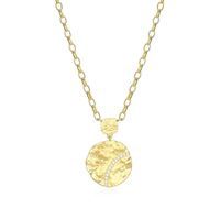 ELLE Sterling Gold Plated Galaxy Necklace 30LBZU0046
