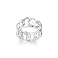 ELLE Sterling Silver Swirl Ring Size 8 R4LAJJA0AG