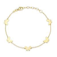 Reign Sterling Gold Plated Butterfly Bracelet 31ADSSA04Q