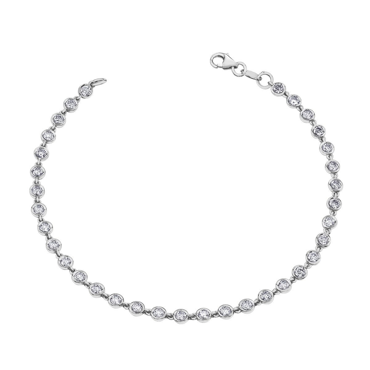 Maple Leaf Diamond 14KW 2.25TW Bracelet BBR1016