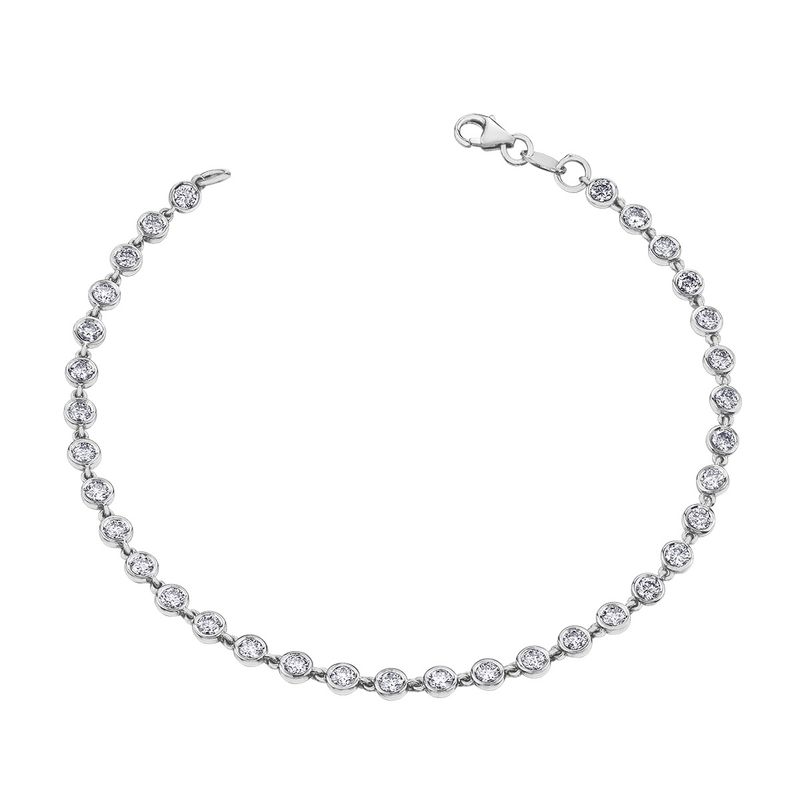 Maple Leaf Diamond 14KW 2.25TW Bracelet BBR1016
