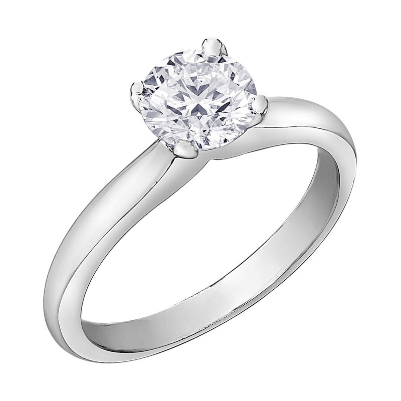 Maple Leaf 18KPD .70TW Diamond Engagement Ring R10051