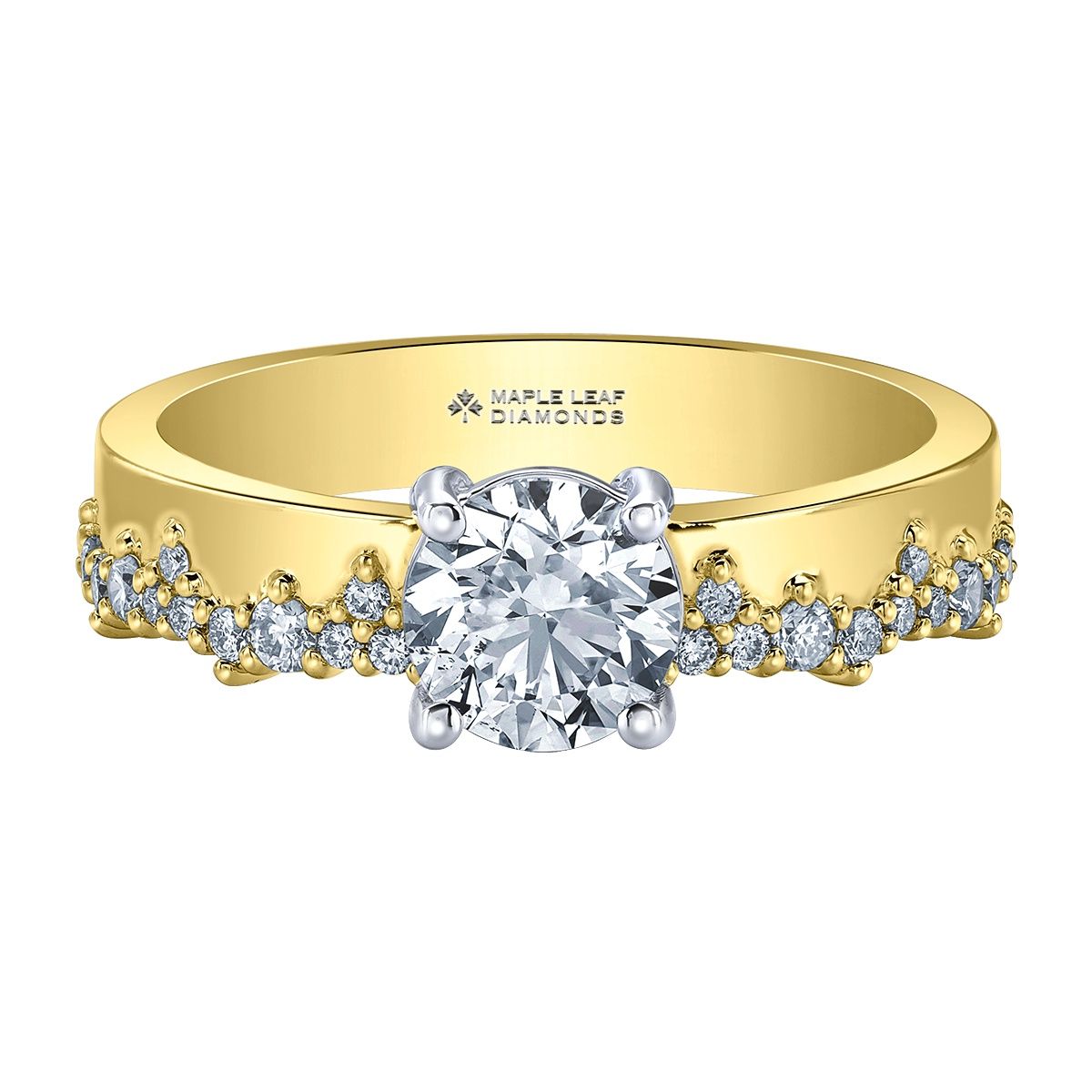 Maple Leaf 14KYW 1.22TW Diamond Engagement Ring R31599