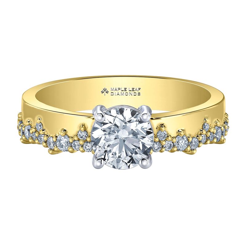 Maple Leaf 14KYW 1.22TW Diamond Engagement Ring R31599
