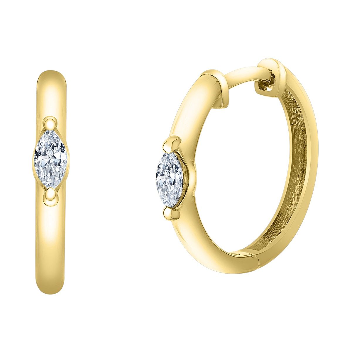 Corona Diamond 10KY .16TW Earrings EE4726