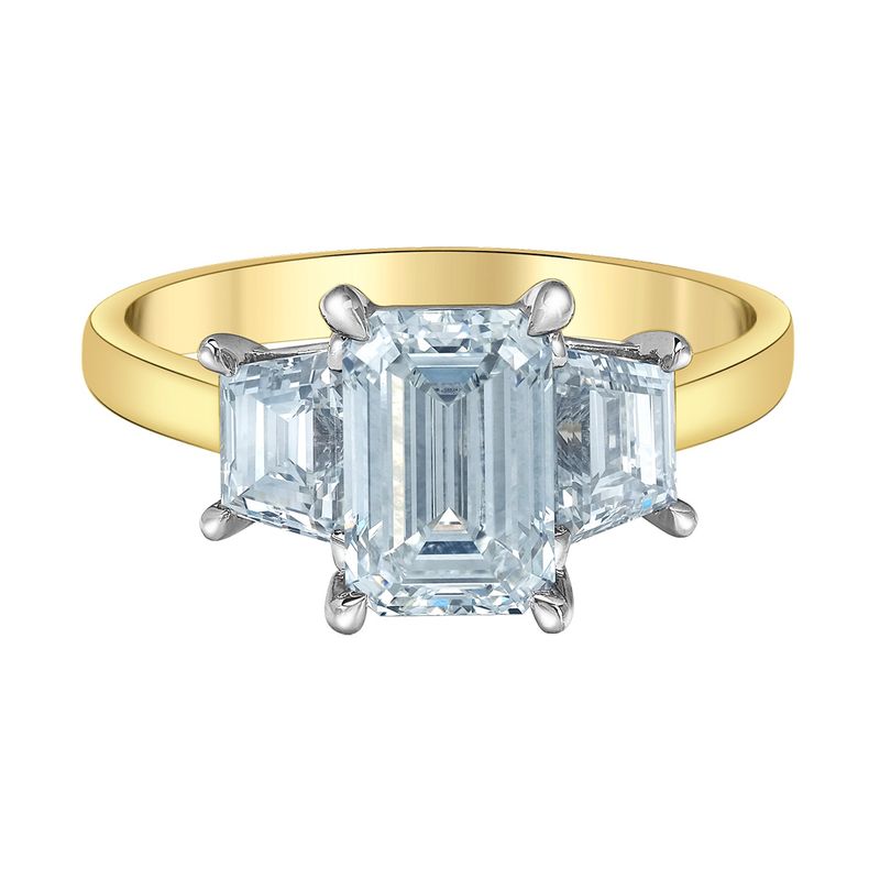 Lab Diamond 14KYW 3.00TW Engagement Ring RMR7587 Diamond Evolution