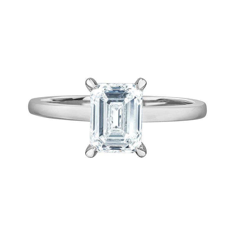 Lab Diamond 14KW 1.55TW Engagement Ring R10166 Diamond Evolution