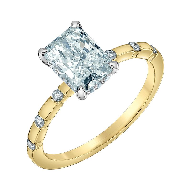 Lab Diamond 14KYW 1.66 TW Engagement Ring R31562 Diamond Evolution