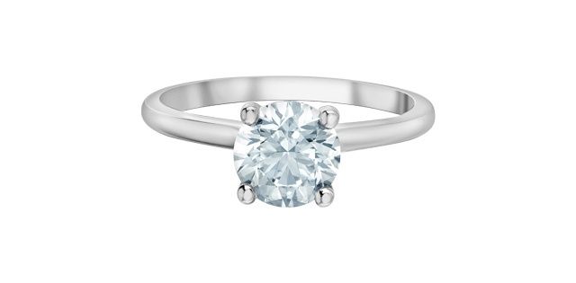 Lab Diamond 14KW 1.05TW Engagement Ring R31298 Diamond Evolution