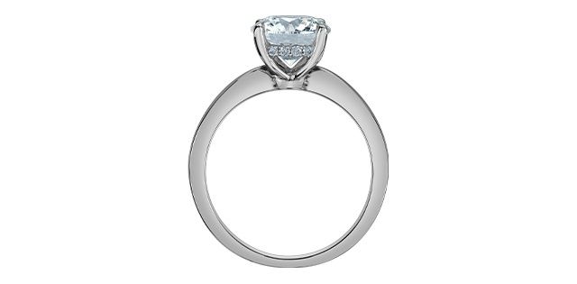 Lab Diamond 14KW 2.00TW Engagement Ring R31316 Diamond Evolution
