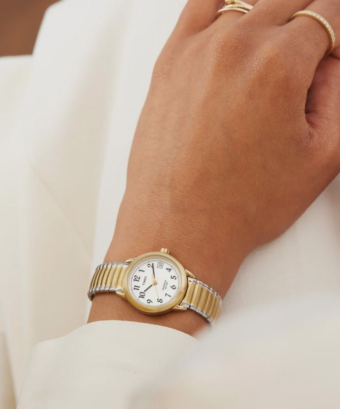 Timex Ladies Two-Tone Expansion Watch T2H3819J