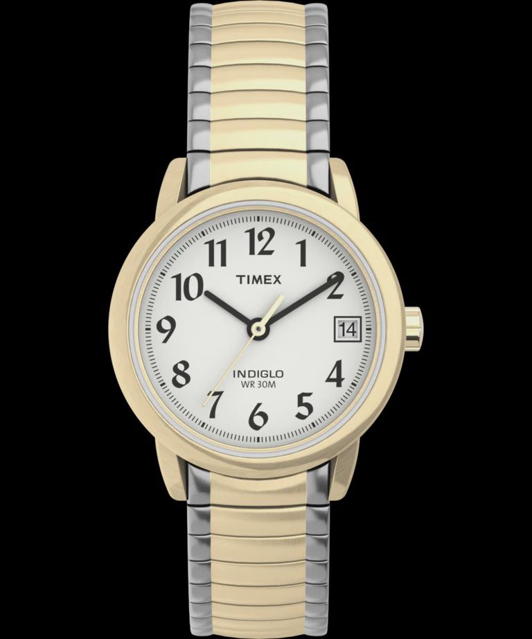 Timex Ladies Two-Tone Expansion Watch T2H3819J