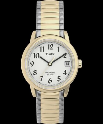 Timex Ladies Two-Tone Expansion Watch T2H3819J