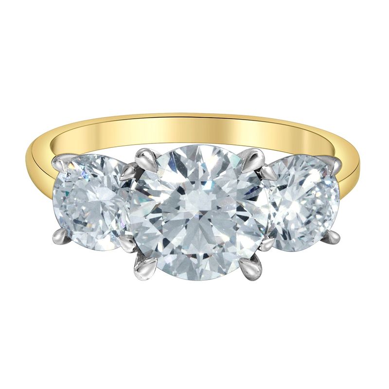 Lab Diamond 14KYW 2.50TW Engagement Ring R31576 Diamond Evolution