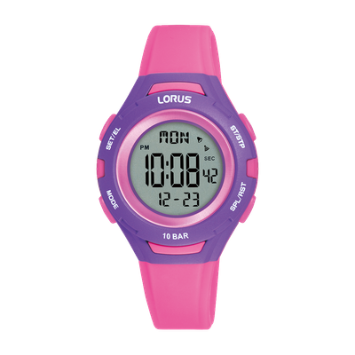 Lorus Child's Pink Digital Watch Digital R2395