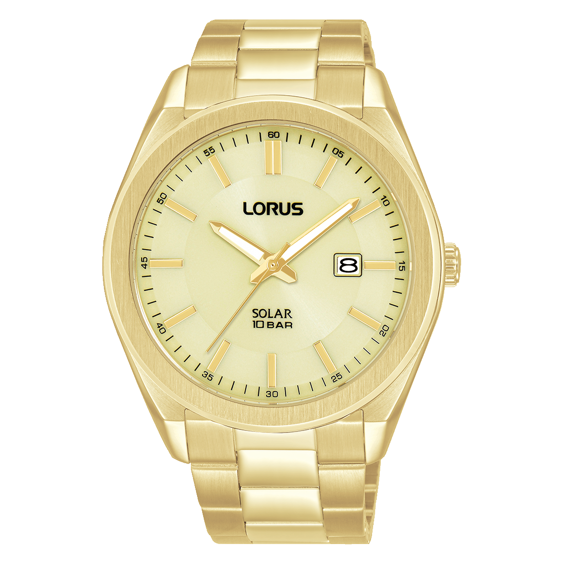 Lorus Mens Yellow Watch RX356AX9