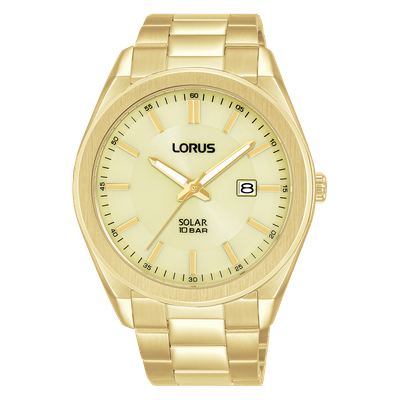 Lorus Mens Yellow Watch RX356AX9