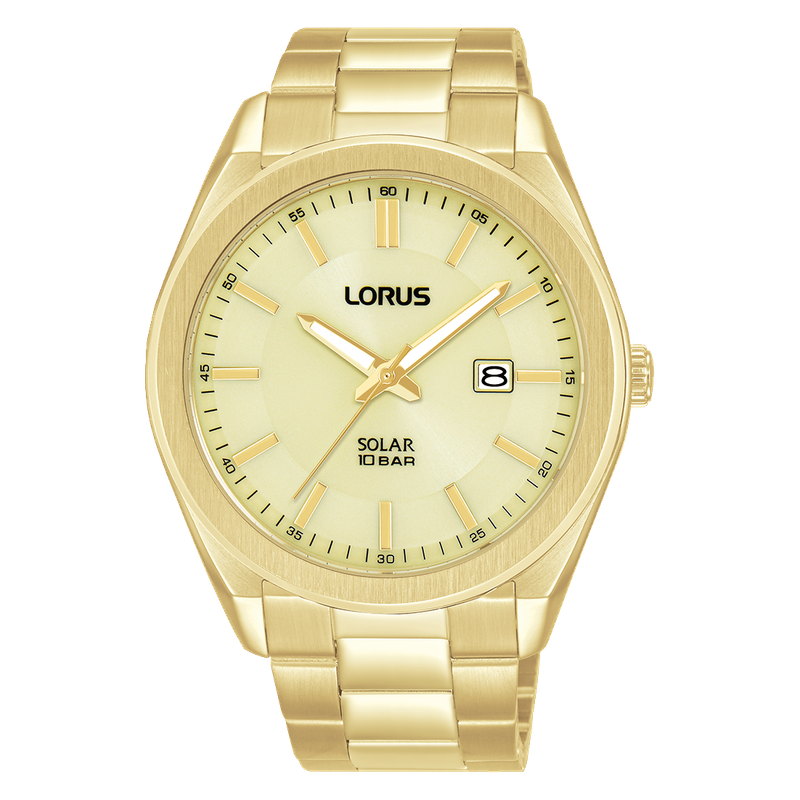 Lorus Mens Yellow Watch RX356AX9
