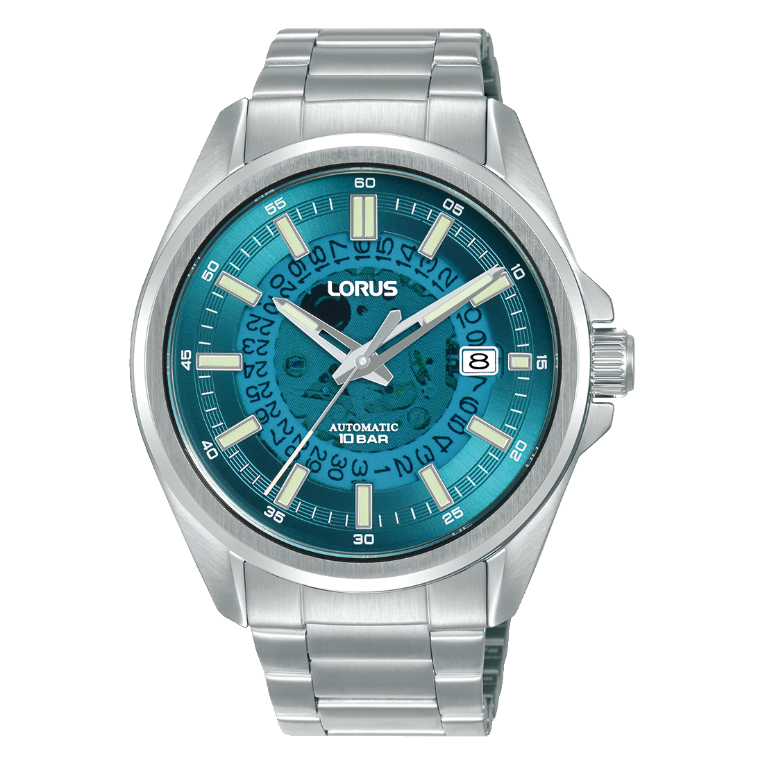 Lorus Mens Silver Watch RU405AX9