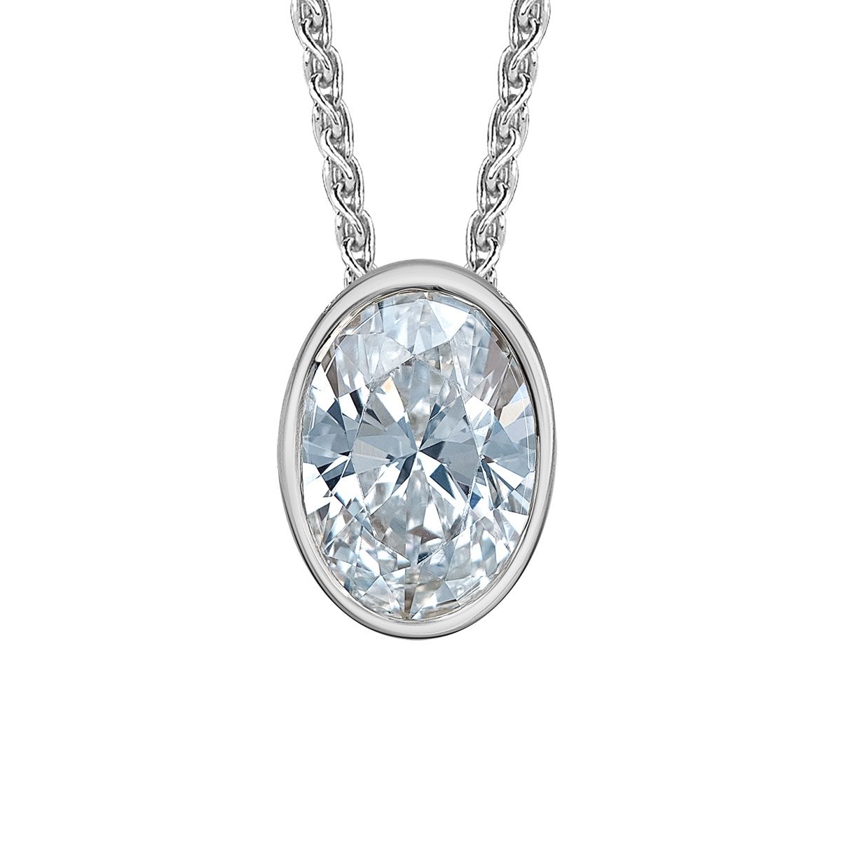 Lab Diamond 14KW 1.00TW Necklace PP4765 Diamond Evolution
