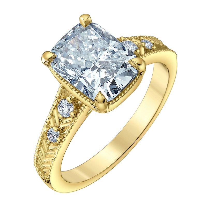 Lab Diamond 14KY 3.10TW Engagement Ring R31632 Diamond Evolution
