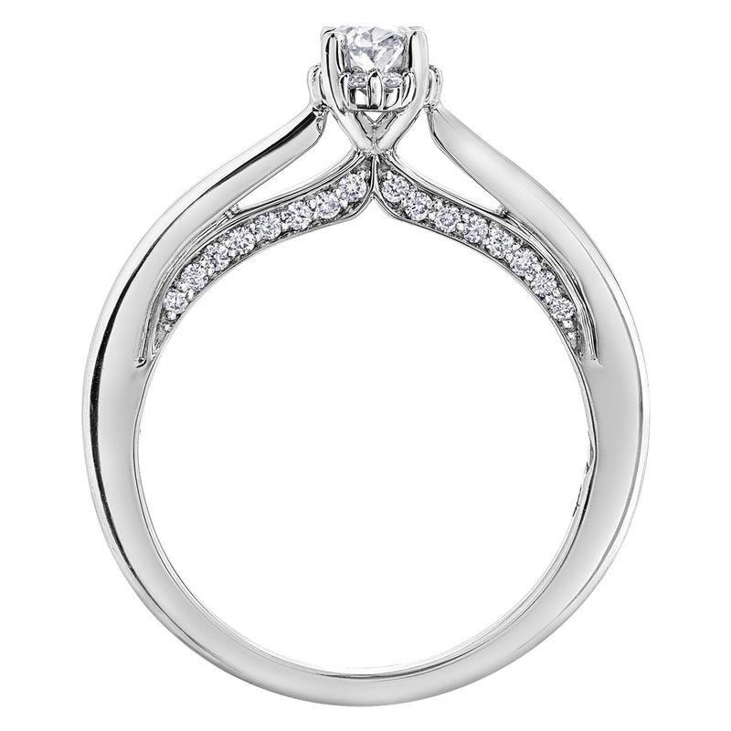Maple Leaf 18KPD .50TW Diamond Engagement Ring R30819 Eternal Flames