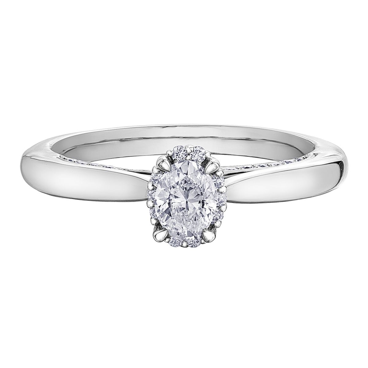 Maple Leaf 18KPD .50TW Diamond Engagement Ring R30819 Eternal Flames