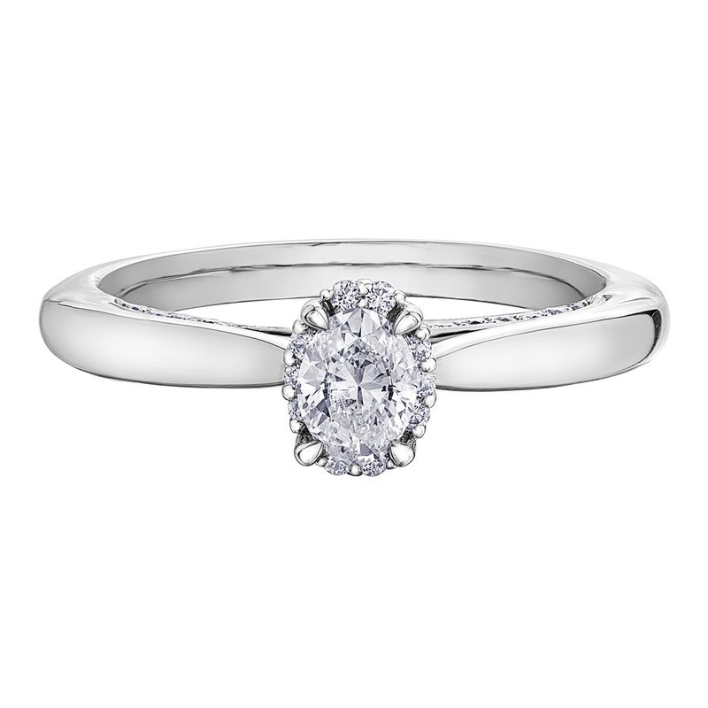 Maple Leaf 18KPD .50TW Diamond Engagement Ring R30819 Eternal Flames