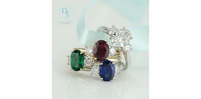 Lab Diamond Gemstone Rings