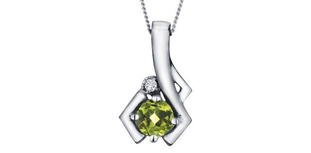 Corona Peridot 10KW Gemstone Necklace PP2704
