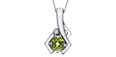 Corona Peridot 10KW Gemstone Necklace PP2704