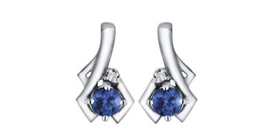 Corona Sapphire 10KW Gemstone Earrings EE2704