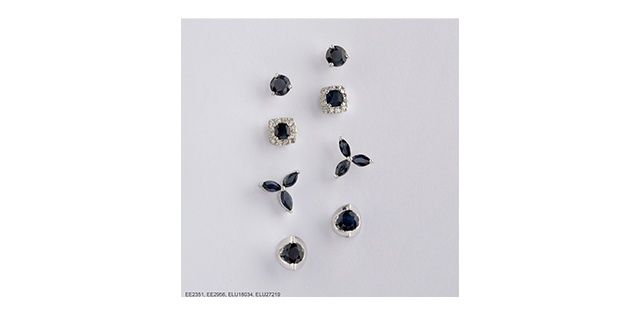 Corona Sapphire 10KW Gemstone Earrings EE2351